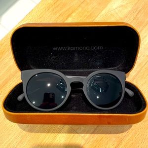 Komono Lulu Metal Series Black Sunglasses